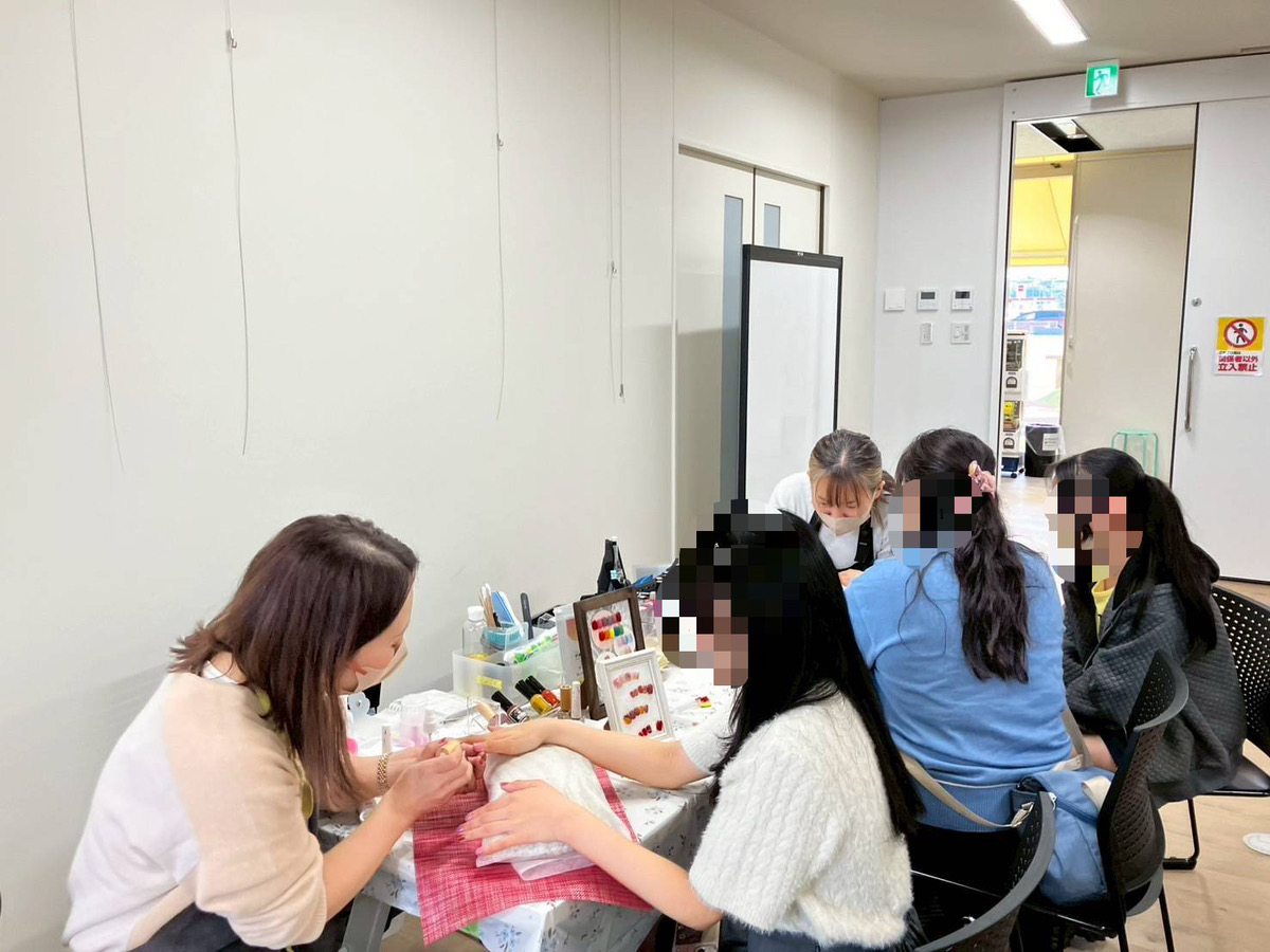 道の駅　マチテラス日進にて NPO虹のイルカ @nijino_irukaの ケアビューティ体験会行いました！